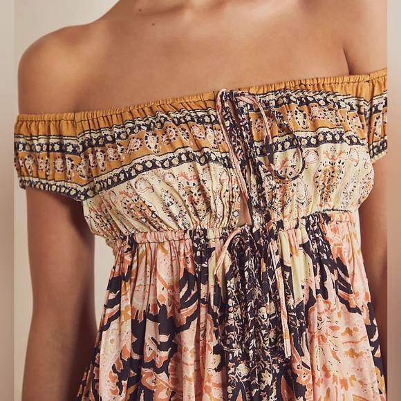 NWT Free People Bali Mariposa Mini Slip Dress - Picture 4 of 4